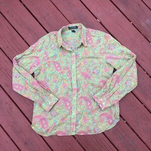 Polo by Ralph Lauren Multicolor Paisley Button Down Shirt